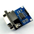 Max232 Rs232 To Ttl Converter Module Db9 Serial Port Connector