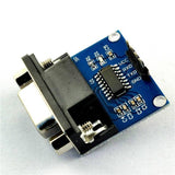 Max232 Rs232 To Ttl Converter Module Db9 Serial Port Connector