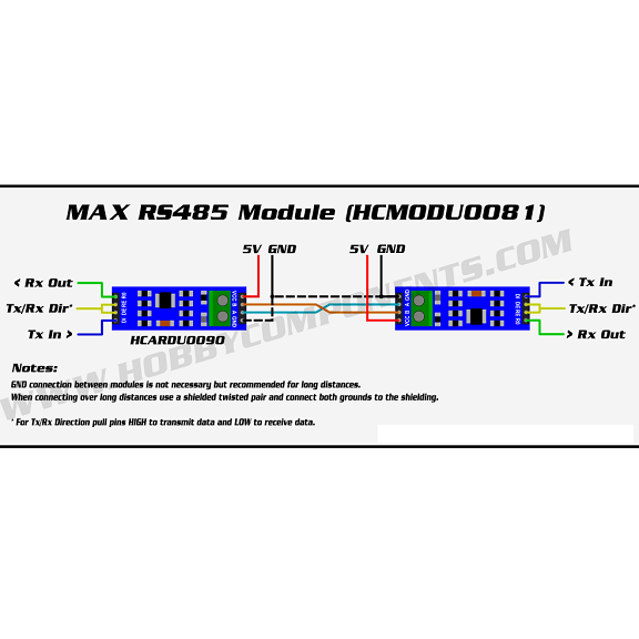 Max485 Rs485 Ttl To Rs-485 Converter Module