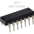 Mdt10f684 8-bit Microcontroller – Dip-14, 2k Flash, 128b Eeprom, 64b Ram, 20mhz, Adc, Pwm, Low-power Mcu