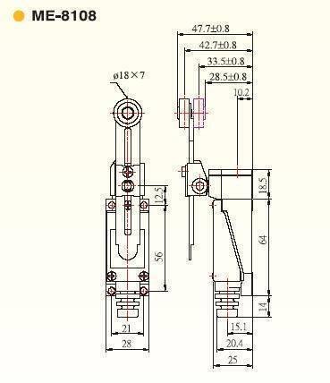 Me-8108 Mini Limit Switch