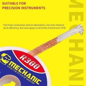 Mechanic Desoldering Wire R300 1.5m 2.5mm Bga Welding Desoldering Wick Braid Tin