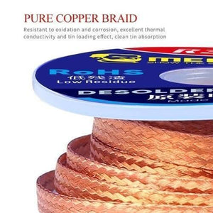 Mechanic Desoldering Wire R300 1.5m 2.5mm Bga Welding Desoldering Wick Braid Tin