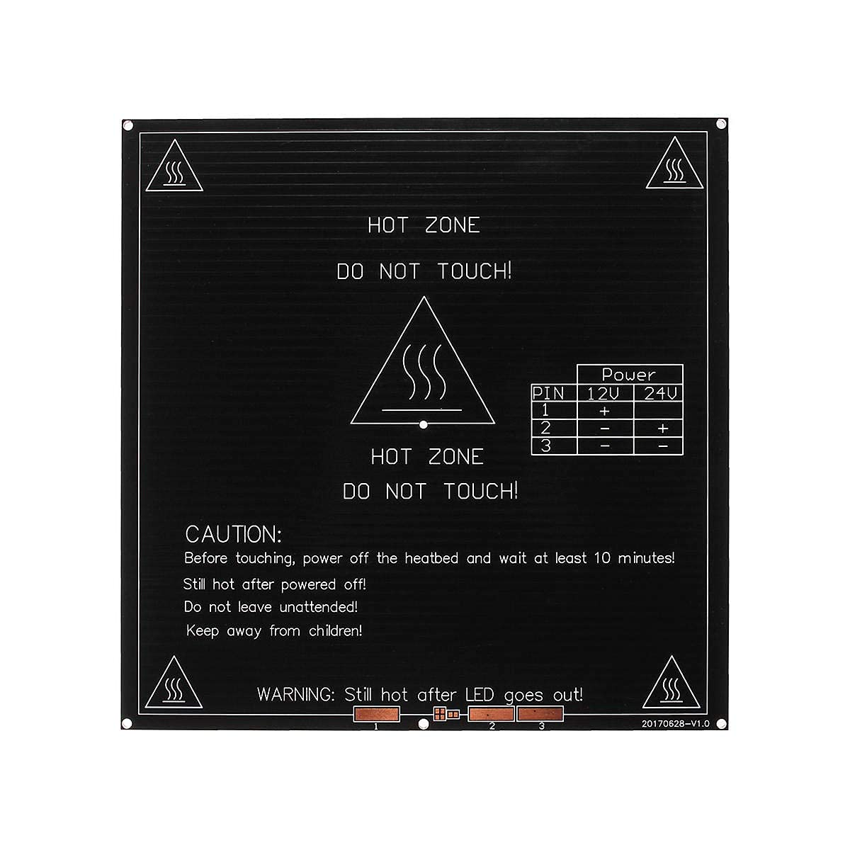 Mk3 Heatbed Heated Bed Heat Bed 214x214x3mm Aluminum Pcb Board Heat Bed 12v/24v Dual Power For Reprap 3d Printer
