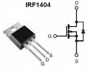 Pullout Mosfet Irf1404 Irf 1404