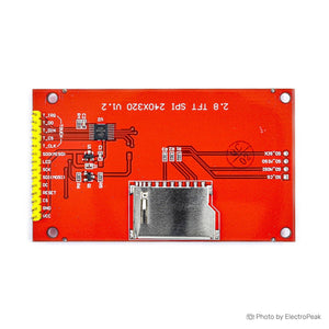 Msp2807 2.8 Inch 320*240 Spi Serial Tft Lcd Module Display Screen With Touch Panel Driver Ic Ili9341 For Mcu