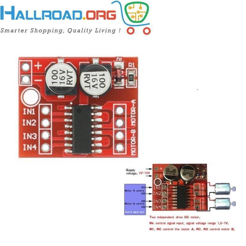 Mx1508 Mini Dual Channel 1.5a Dc Motor Driver Module Mini L298n Replacement