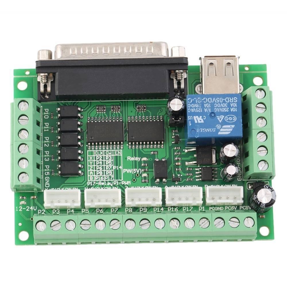 Mach3 Breakout Board 5 Axes Cnc Breakout Board
