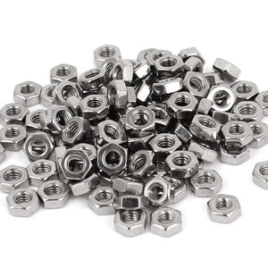 500pcs Metric M3 Nuts Hex Style