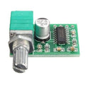 Mini 2 Channel Digital Usb Audio Amplifier Board Module Pam8403 With Volume Control Potentionmeter