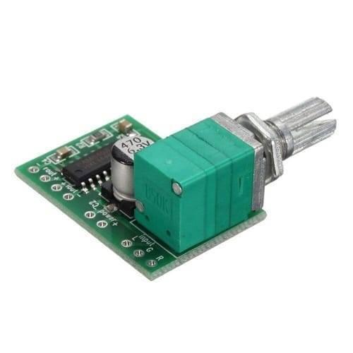 Mini 2 Channel Digital Usb Audio Amplifier Board Module Pam8403 With Volume Control Potentionmeter