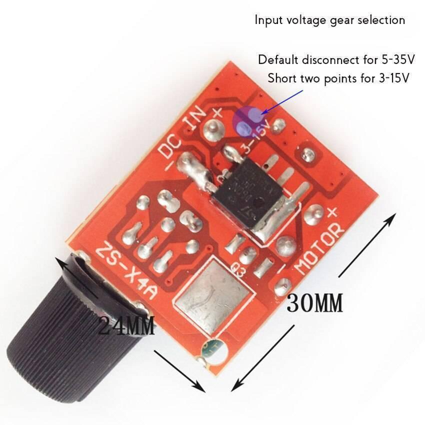 Zs-x4a 5a Pwm Dc Motor Speed Controller Module Light Dimmer Led Dimmer Lighting Dimmer With On/off Switch