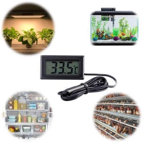 Tpm10 Digital Thermometer Temperature Sensor Tester Meter Fy-10 With Metal Sensor