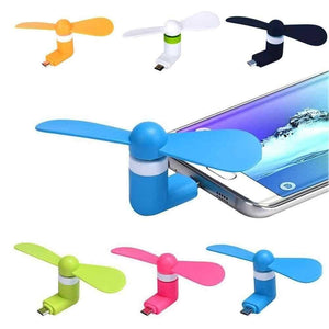 Mini Usb Fan For Mobile Phone Micro Usb Port Mix Color