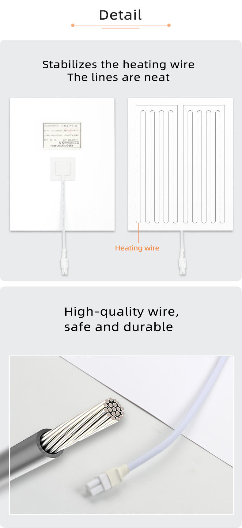 On Demand Customizable 300*400mm Bathroom Mirror Heating Pad Pet Electronic Defogger Film For Smart Mirror 220v Factory Direct
