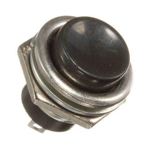 Black Momentary Spst Cap Push Button Switch Ac 6a 125v 3a 250v Lwus