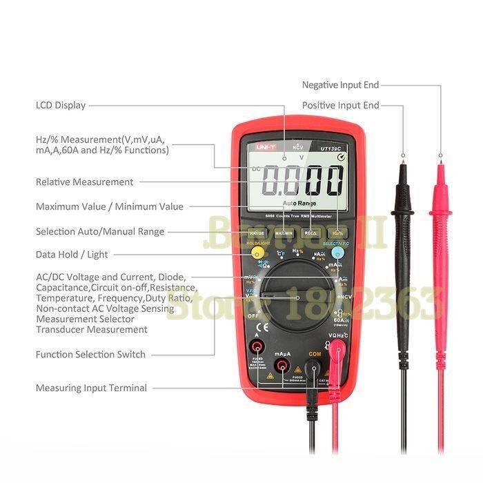 Multimeter Digital Uni-t Ut139c