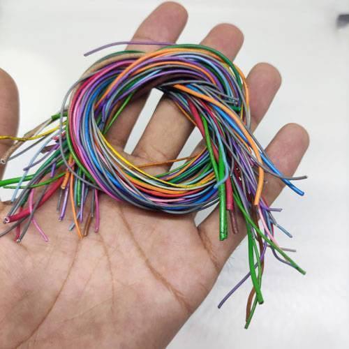 50grm Multiple Size Flexible Wires Jumper Wire Solder Able Wires Different Colors Mix Length Used