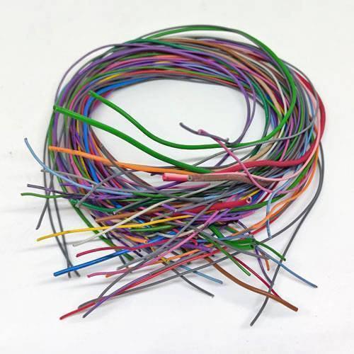 50grm Multiple Size Flexible Wires Jumper Wire Solder Able Wires Different Colors Mix Length Used