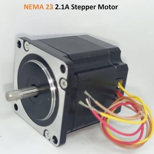 Nema23 Bipolar 1.8 Degree 2.1a 54mm Stepper Motor 6.35mm Shaft Torque 15kg/cm Refurnished