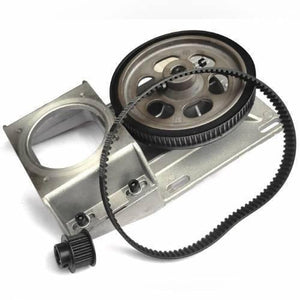 Oblique Teeth Nema34 Helical Gearbox With Timing Belt For Cnc Machine