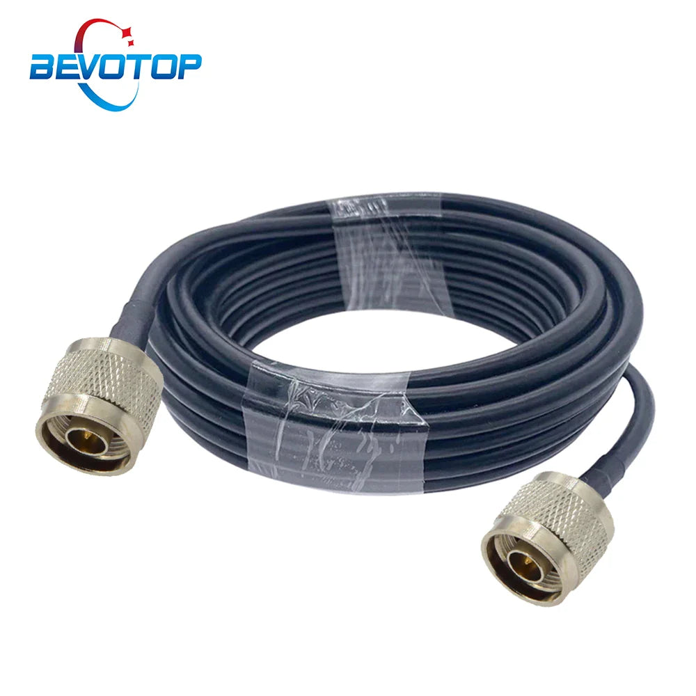 N Male To N Male Low Loss Cable Extension Antenna (60 Feet) For 2g 3g 4g Signal Booster Without