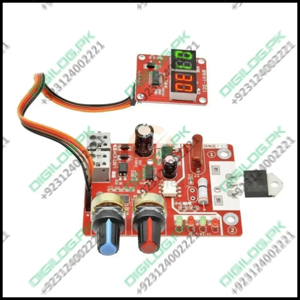 Ny-d01 40a Digital Display Spot Welding Controller Ammeter Spot Welders Control Board Price