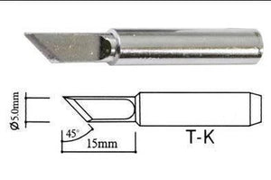 New Soldering Tip 900m T-k Shape k 5mm Aoyue Pt Zhaoxin Wep Repro Hakko