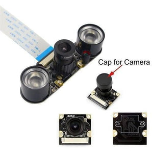 Night Vision 5mp Camera Module For Raspberry Pi With 2 Ir Leds