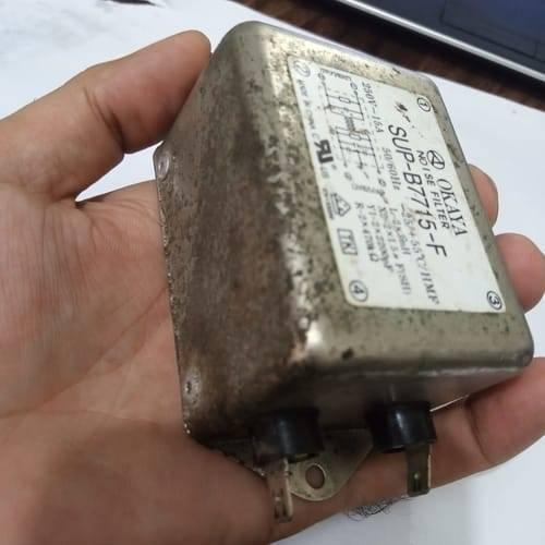 Used Noise Filter EMI Filter Anti-Interference Noise Signal Filtration Single Phase Mains Filter 125V 250V