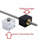 Nut Housing Bracket For 8mm T8 Trapezoidal Lead Screw Conversion Nut Seat Aluminum Block 15 3d Printing Parts