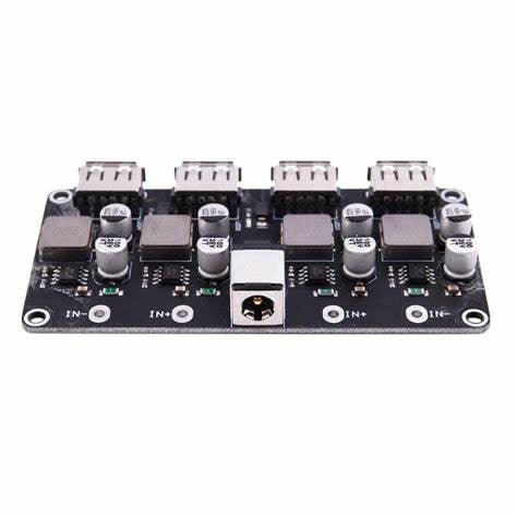 Mh-kc24 4-channel Dc-dc Buck Converter With Qc3.0 Fast Charging - 6-32v To 3v/5v/9v/12v/24v
