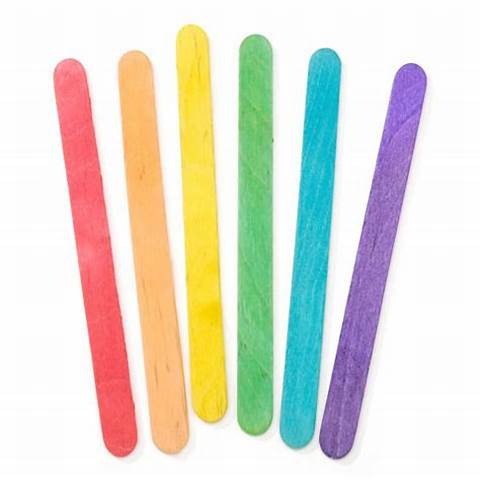 5 pcs 115mmx10mm Multi colour Ice Stick