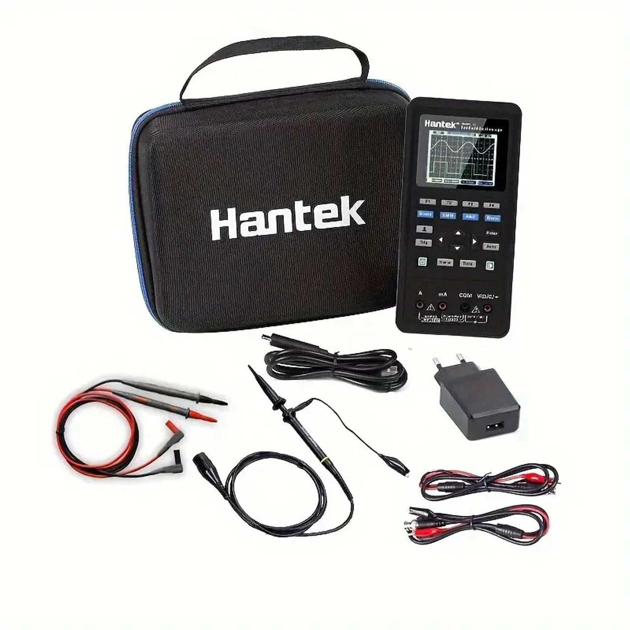 On Demand Hantek 2C42 Handheld Oscilloscope Multimeter 2 in 1 Multi-Functions Tester 2CH+DMM 40MHz Digital Oscilloscope