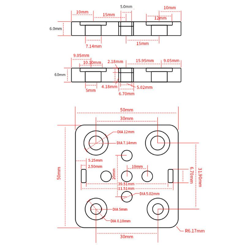 Openbuilds Special Slide Plate For Aluminum Profiles