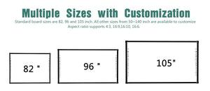 Optiview Interactive Whiteboard Touchable Display 82 Inch Size Working With Projector Opv-wb82