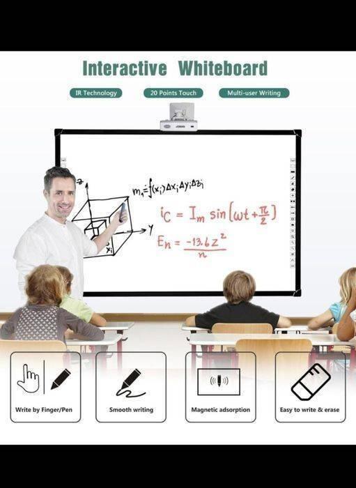 Optiview Interactive Whiteboard 82 Inch Opv-wb82 1 Used Projector 1 2feets Projector Stand 10 Meter Long Vga Cable