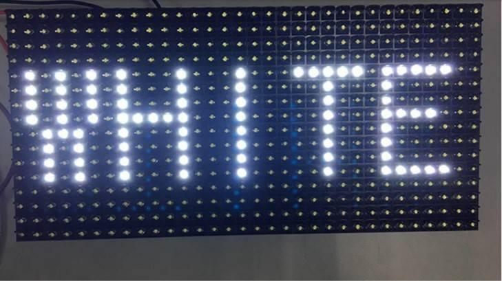 P 10 White Led Display Panel Led Module