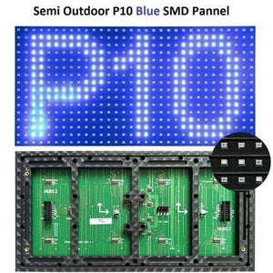 P10 Blue Smd Led Display Panel Semi Outdoor Led Module