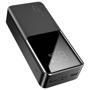 22.5w 30000mah Power Bank 2 Inputs + 3 Output Power Bank Led Display Pd 3.0 Qc 3.0
