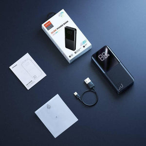 22.5w 30000mah Power Bank 2 Inputs + 3 Output Power Bank Led Display Pd 3.0 Qc 3.0