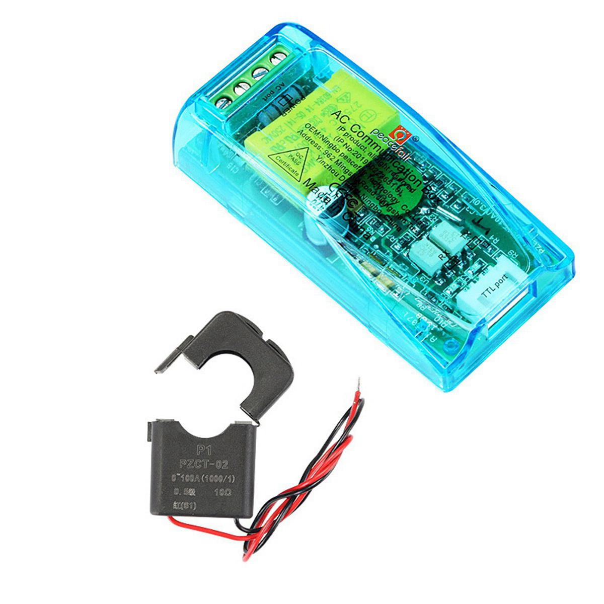 Pzem-004t 3.0 Version Ttl Modbus-rtu Power Meter Kwh Meter Ac Single Phase 100a Electric Volt Amp Frequency Power Factor Tester