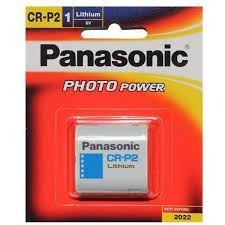 Panasonic CR-P2 Lithium Photo Battery - 6V CRP2 Battery Lithium