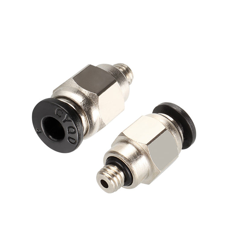Pc4 M6 Coupler Straight Pneumatic Push In 3d Printer Hotend Connection