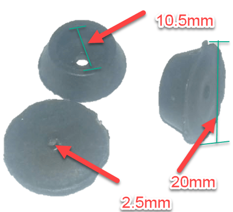 Black Plastic Socket Head Washer