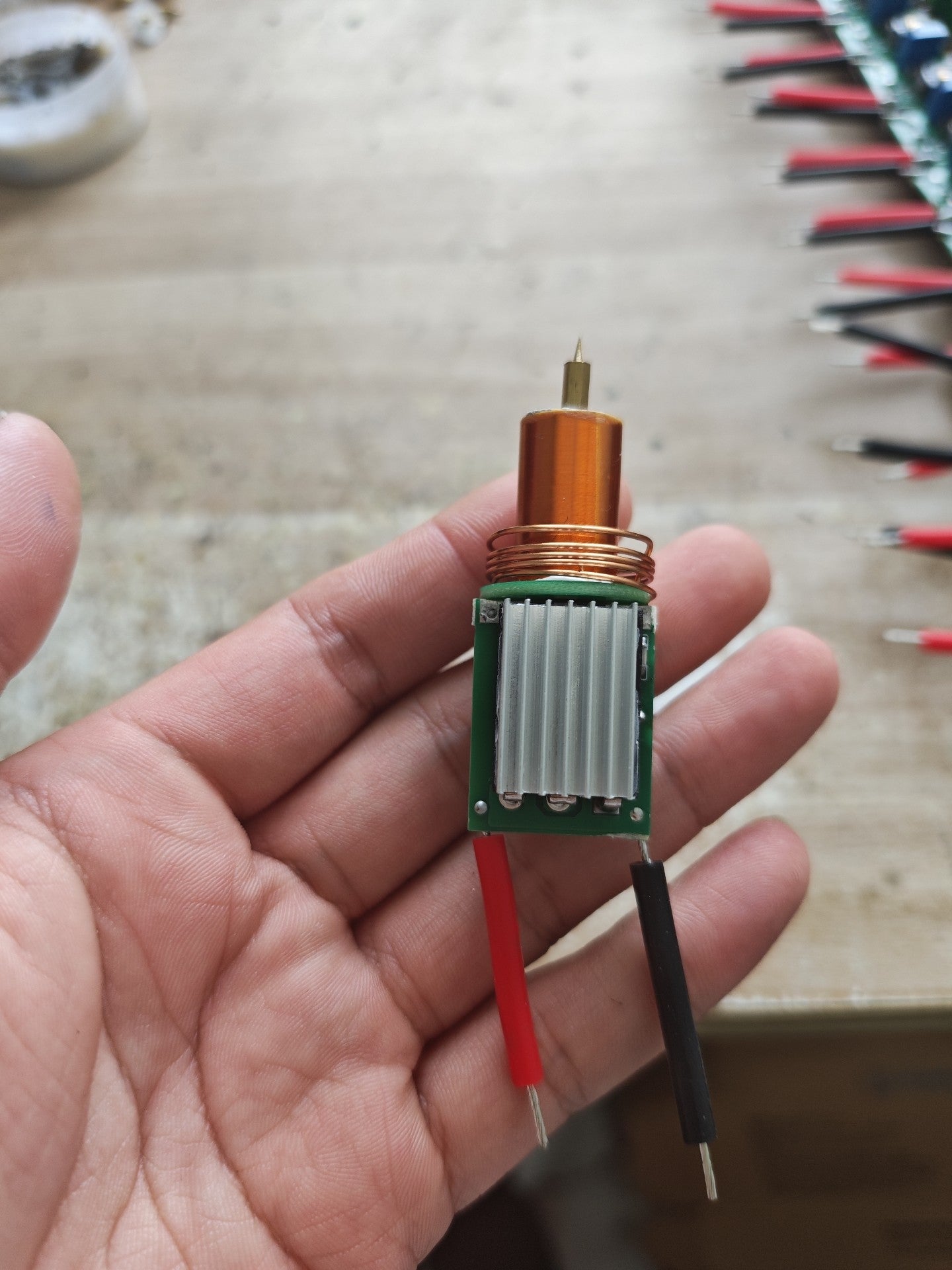 Plasma Arc Fire Head High-Frequency Electric Flame 15–24V Plasma Ignition Module-digilog.pk