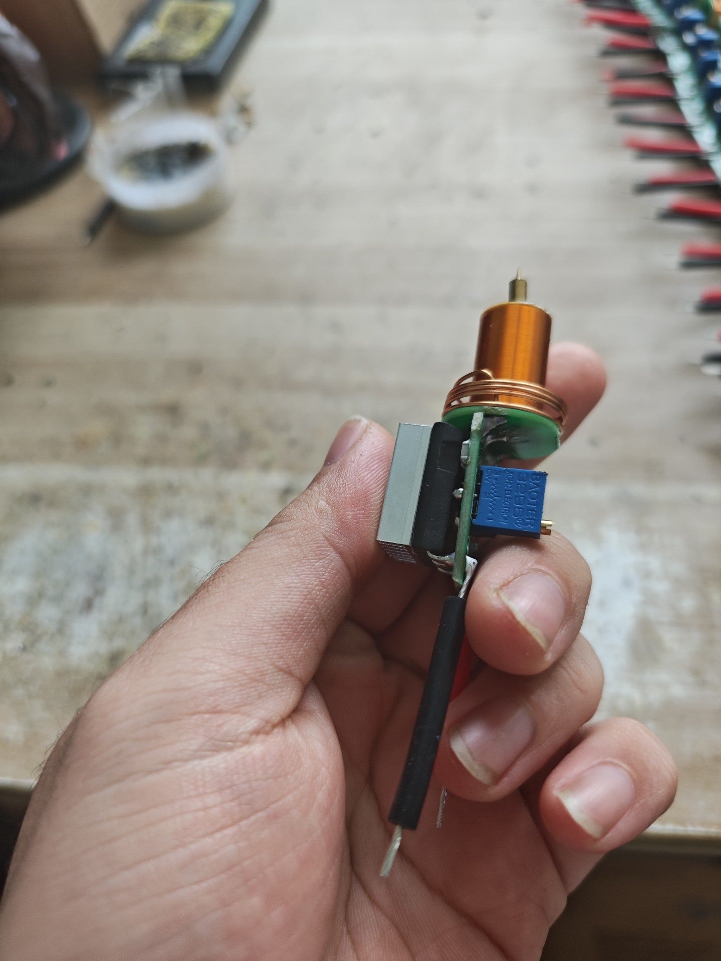 Plasma Arc Fire Head High-Frequency Electric Flame 15–24V Plasma Ignition Module-digilog.pk