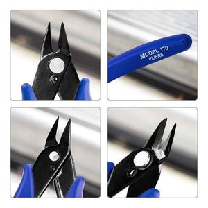 Plato 170 Diy Electronic Diagonal Side Pocket Cutting Pliers Nippers Grip Shear Wire Cutter Tool