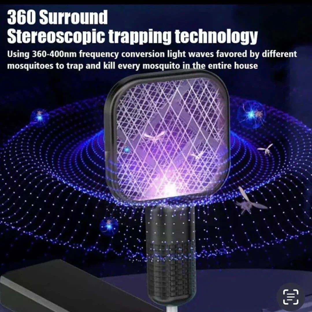 USB Powered Electric Mosquito Swatter – Rechargeable Bug Zapper Racket with LED Light price