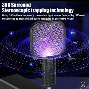 USB Powered Electric Mosquito Swatter – Rechargeable Bug Zapper Racket with LED Light price